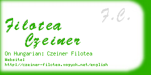 filotea czeiner business card